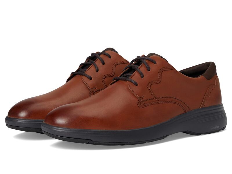 ロックポート メンズ シューズ スニーカー Rockport Noah Plain Toe New Brown ブラウン