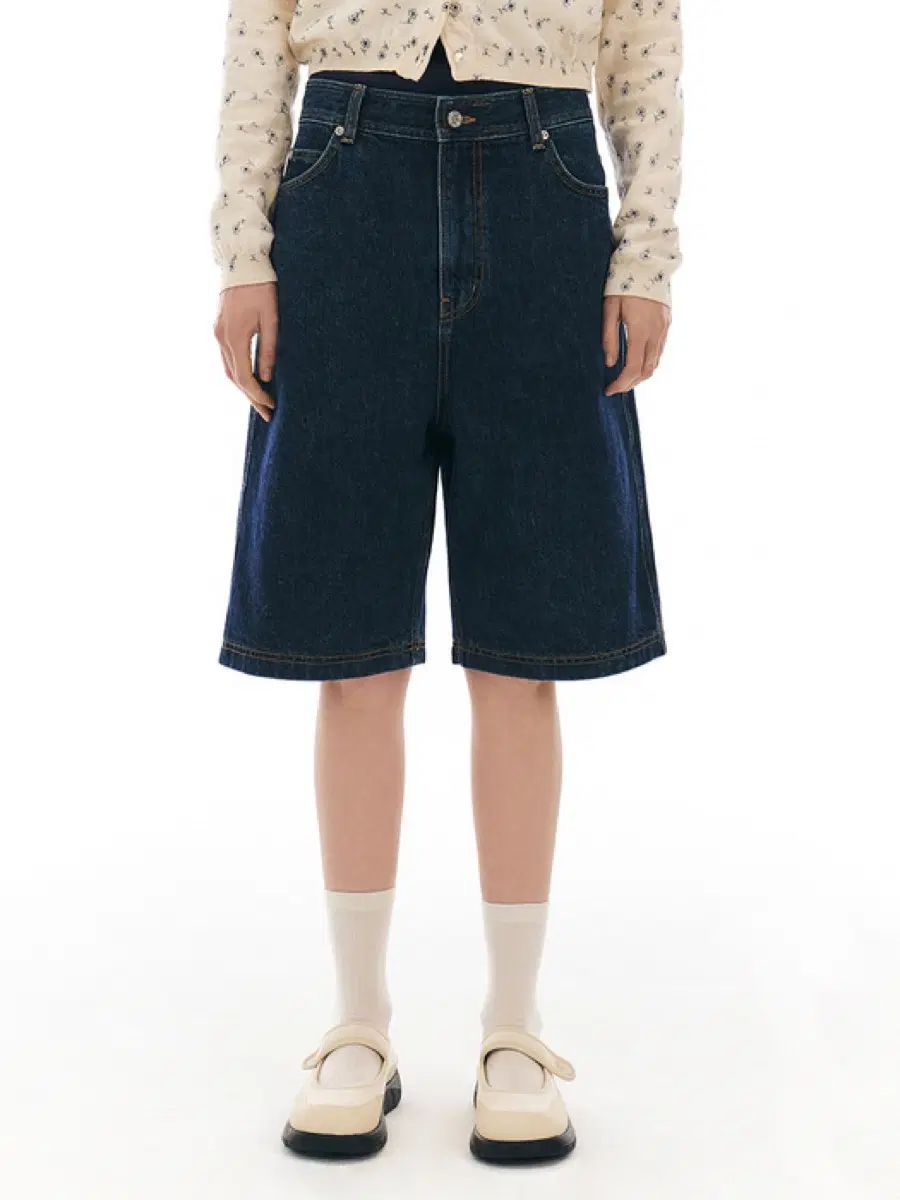 グローブ RIA デニム ズボン BLUE デニム ショーツ ハーフパンツ デニム M 12,196円