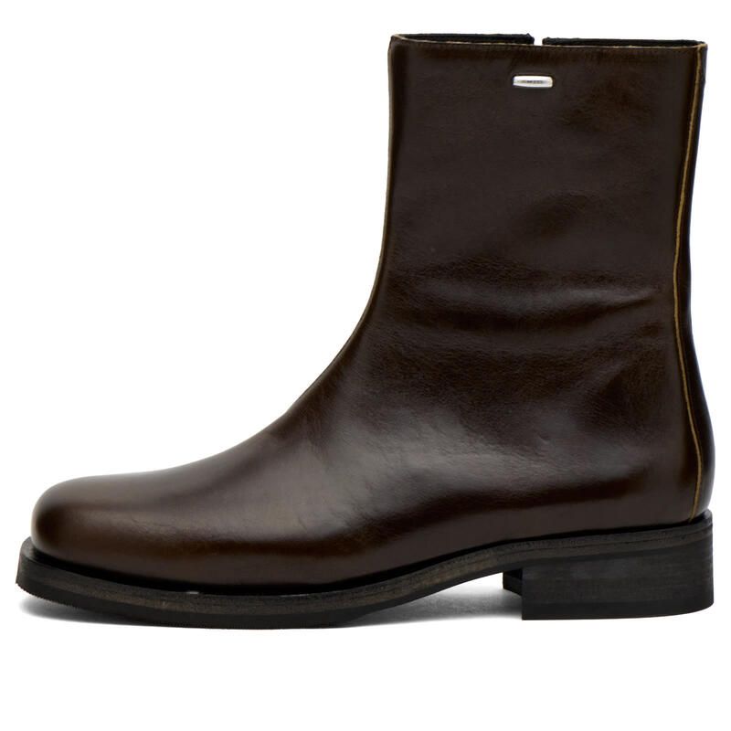アワーレガシー メンズ シューズ ブーツ・レインブーツ レザー Our Legacy Deep Olive Leather Camion Boot Deep Olive オリーブ 102,900円