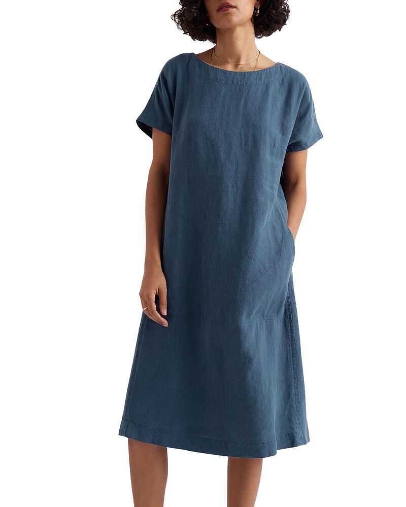 シーソルトコーンウォール レディース トップス ワンピース リネン Seasalt Cornwall Primary Linen Dress Dusk 36,270円