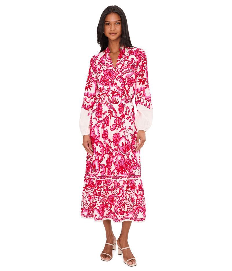 リリーピュリッツァー レディース トップス ワンピース ミディ Lilly Pulitzer Axton Midi Dress Coconut Spicy Socialitenginee red Mi