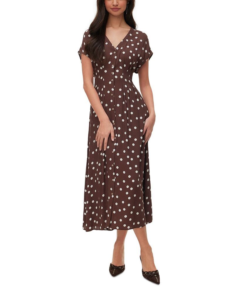 ヴェロモーダ レディース トップス ワンピース Vネック Vero Moda V Neck Dolman Sleeve Dress Chocolate チョコレート