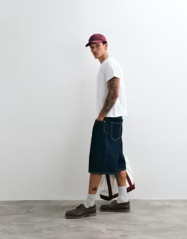 ウィークデイ メンズ トップス Tシャツ Weekday shrunken fitshirt White ホワイト