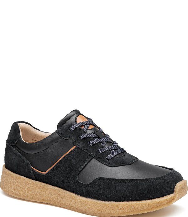 ジョンストンアンドマーフィー メンズ シューズ クレープ スニーカー Johnston Murphy Mensilas Crepe Jogger Sneakers Black ブラック