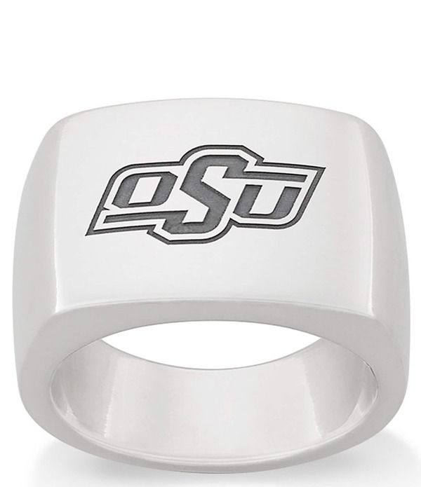 ジェームズ エイヴリー メンズ アクセサリー カフスボタン James Avery Oklahoma State University Signet Ring Sterling Silver シルバー