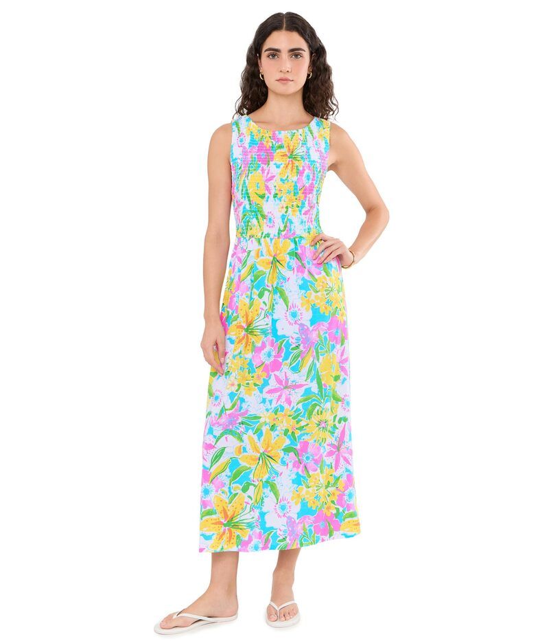 リリーピュリッツァー レディース トップス ワンピース ミディ Lilly Pulitzer Finnley Midi Dress Multi Lovely Lilly マルチカラー
