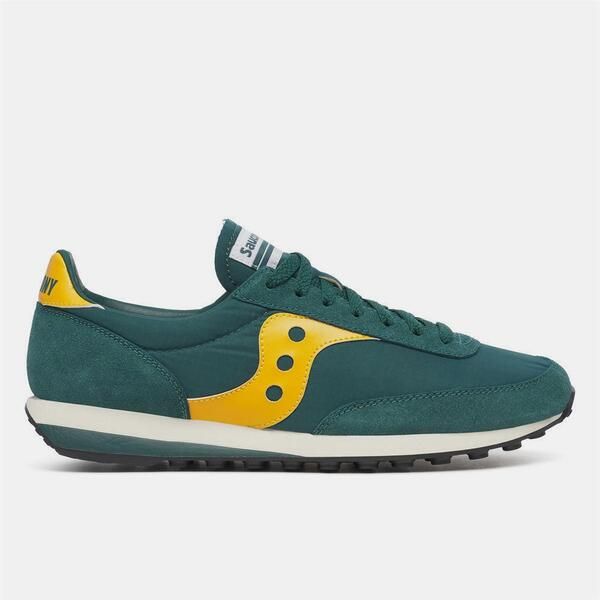 サッカニー メンズ シューズ スニーカー Saucony Trainer 80 Green グリーン