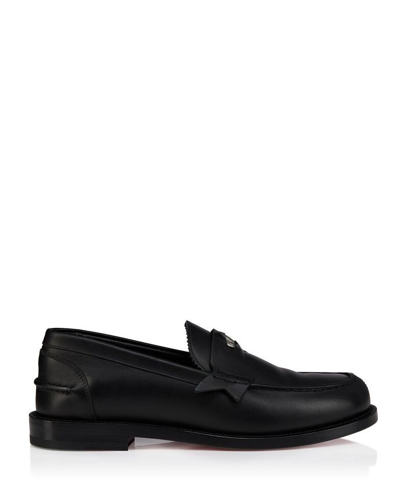クリスチャン・ルブタン メンズ シューズ スリッポン・ローファー Christian Louboutin Mens The Plato Dots Loafer Penny Loafer Black ブ 181,900円