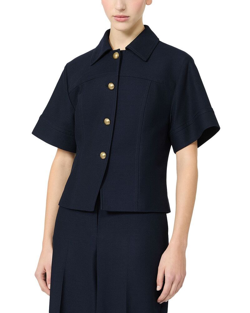 マックスマーラ レディース アウター ジャケット・ブルゾン Max Mara Mxmrisorsa Short Sleeve Jacket Ultramarine 203,900円