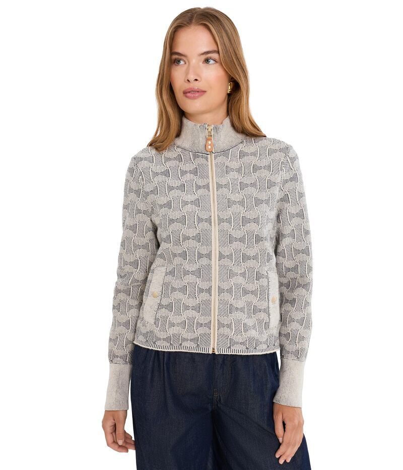 ニックプラスゾーイ レディース アウター コート プチ ニット ジャケット Niczoe Petite Dapper Swirl Knit Jacket Neutral Multi マルチカラー