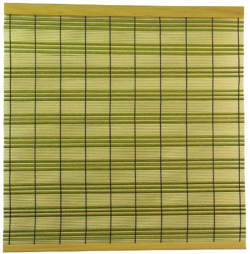 三宅製廉 すだれ PP 市松 88×90 グリーン 51035 0