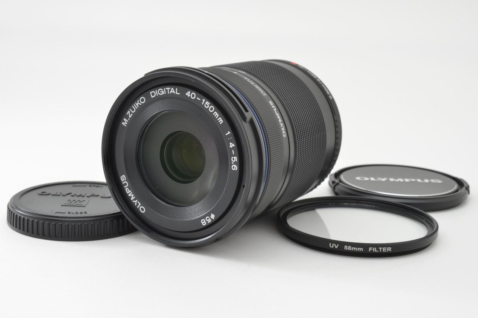 실용적이고 아름다운 올림푸스 올림푸스 M.ZUIKO 디지털 40-150mm 4-5.6 R ED MSC 블랙 블랙 AF 렌즈 #4415 -3