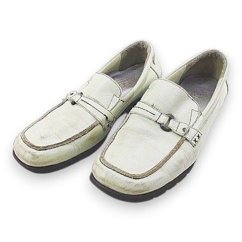 아식스 아식스 정형용 로퍼 벨트 디자인 23.0cm 화이트 화이트 가죽