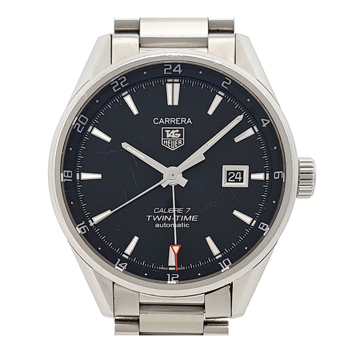 タグホイヤー カレラ WAR2010.BA0723 自動巻き ステンレススティール メンズ TAG HEUER【中古】 【時計】