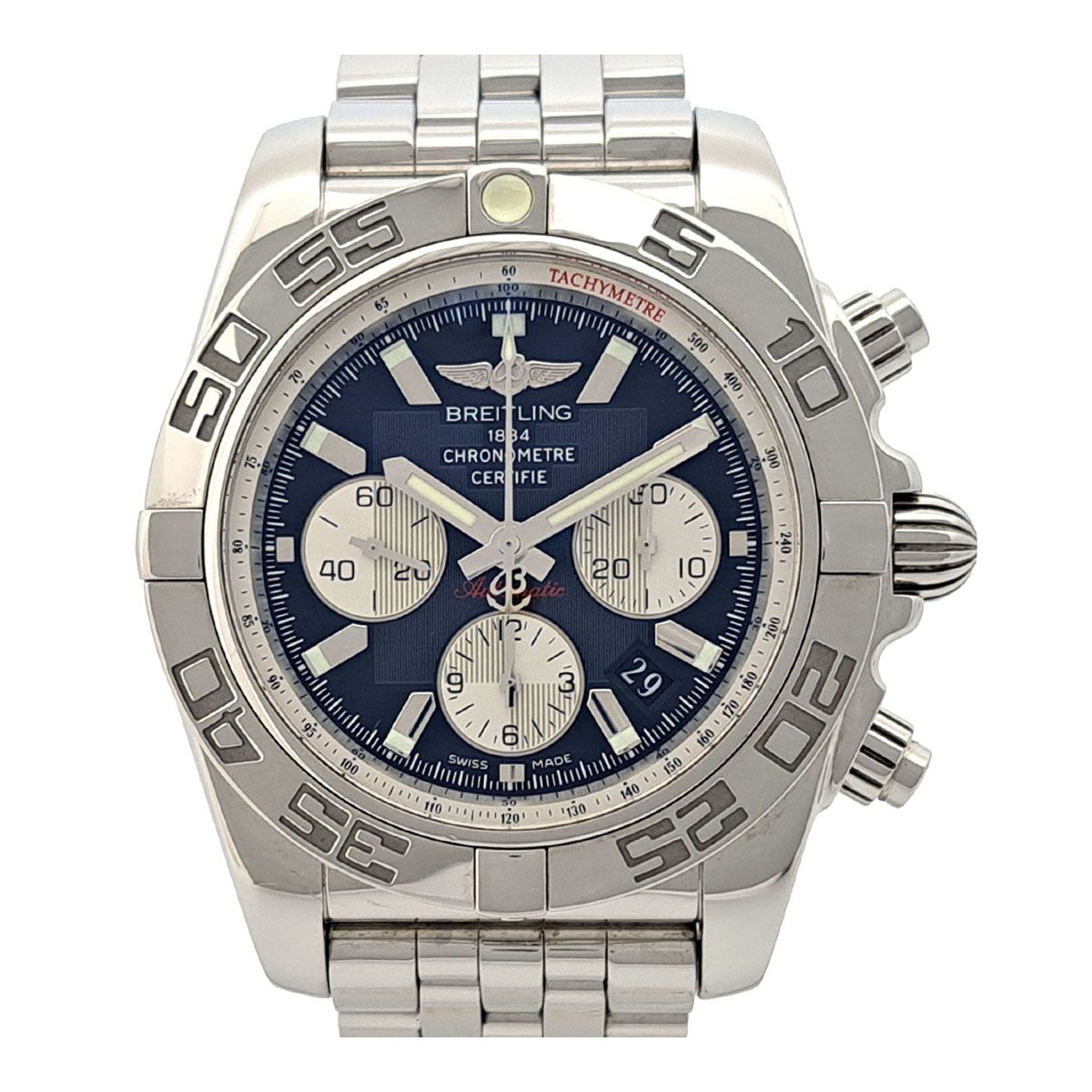 ブライトリング クロノマット44 AB0110 自動巻き ステンレススティール メンズ BREITLING【中古】 【時計】