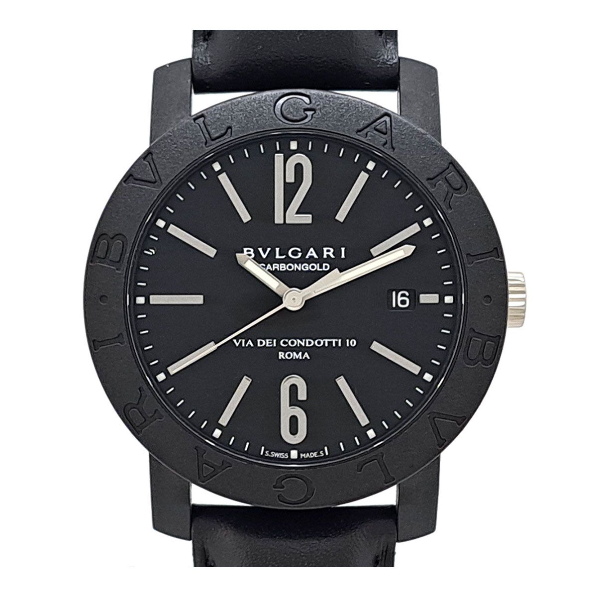 ブルガリ ブルガリ・ブルガリ カーボン BB40CL 自動巻き カーボン メンズ BVLGARI【中古】 【時計】