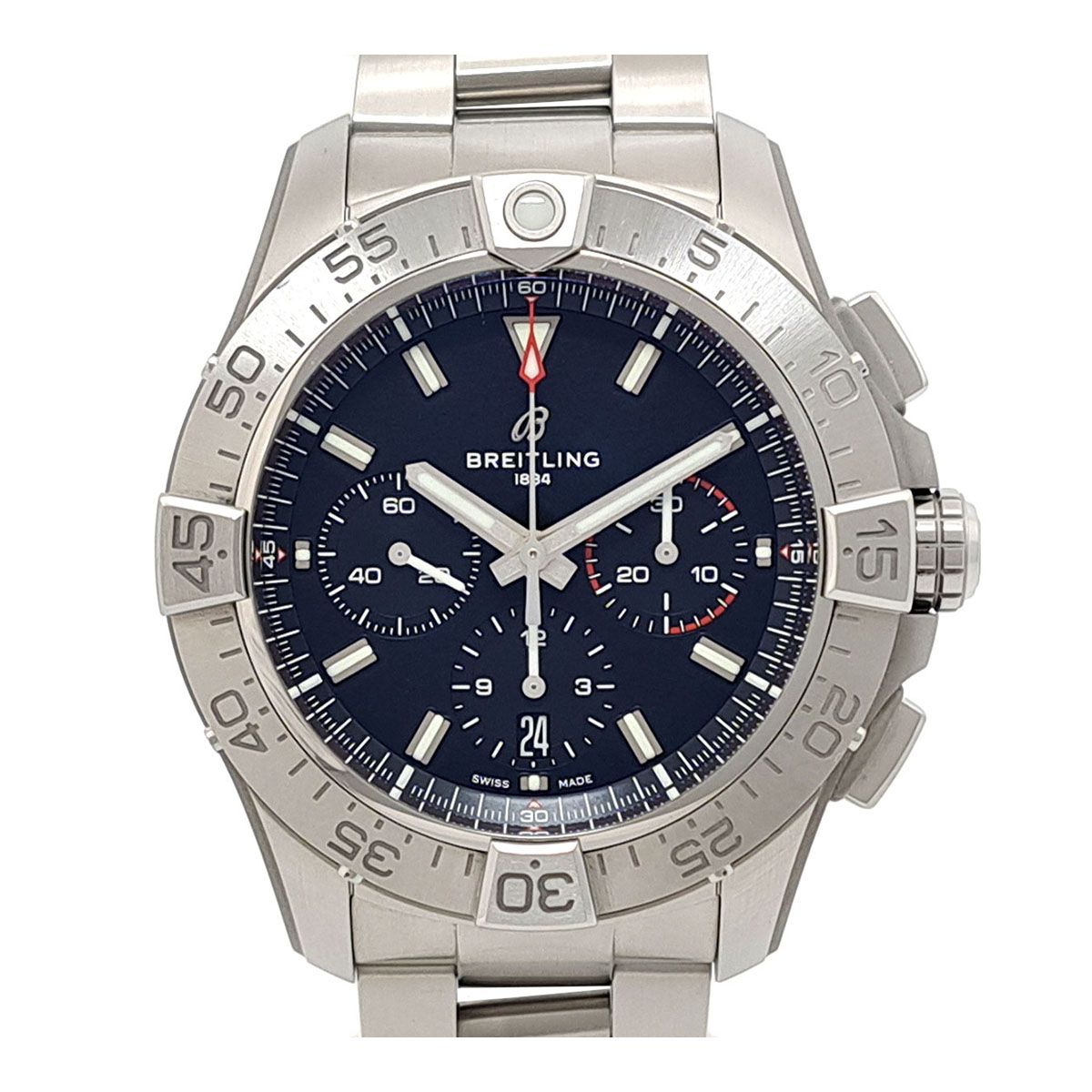 ブライトリング アベンジャーB01 クロノグラフ 44 AB0147 自動巻き ステンレススティール メンズ BREITLING【中古】 【時計】