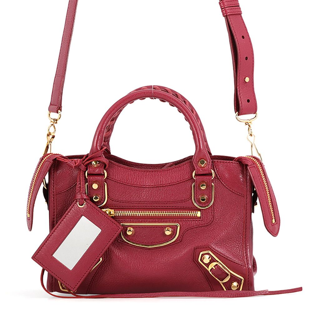 バレンシアガ ハンドバッグ クラシック メタリック エッジ ミニ シティ 390160 BALENCIAGA 2way