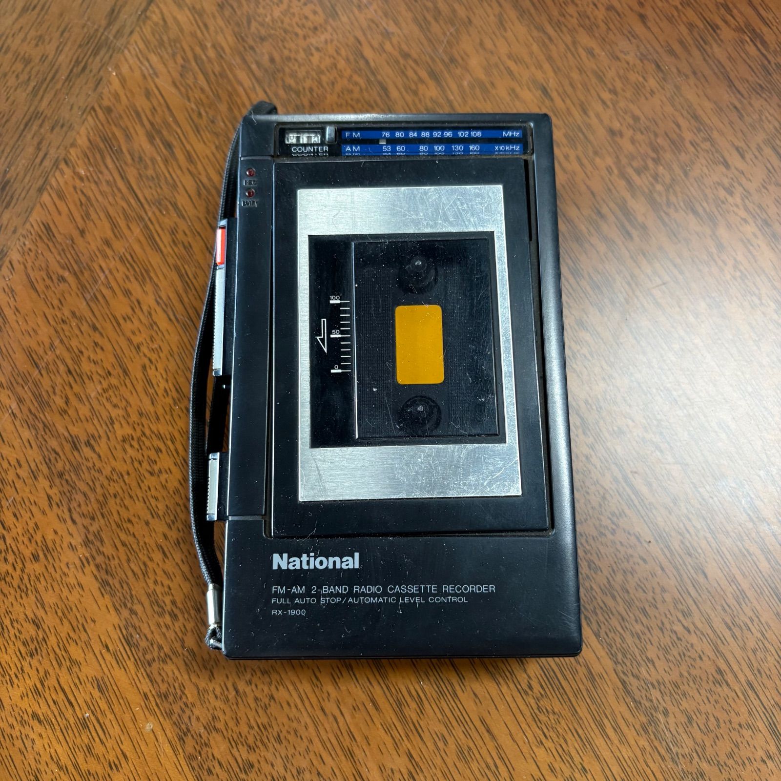 【希少】National RX-1900 ナショナル ラジカセ FM AM ラジオ カセットプレーヤー 昭和レトロ 6,248円