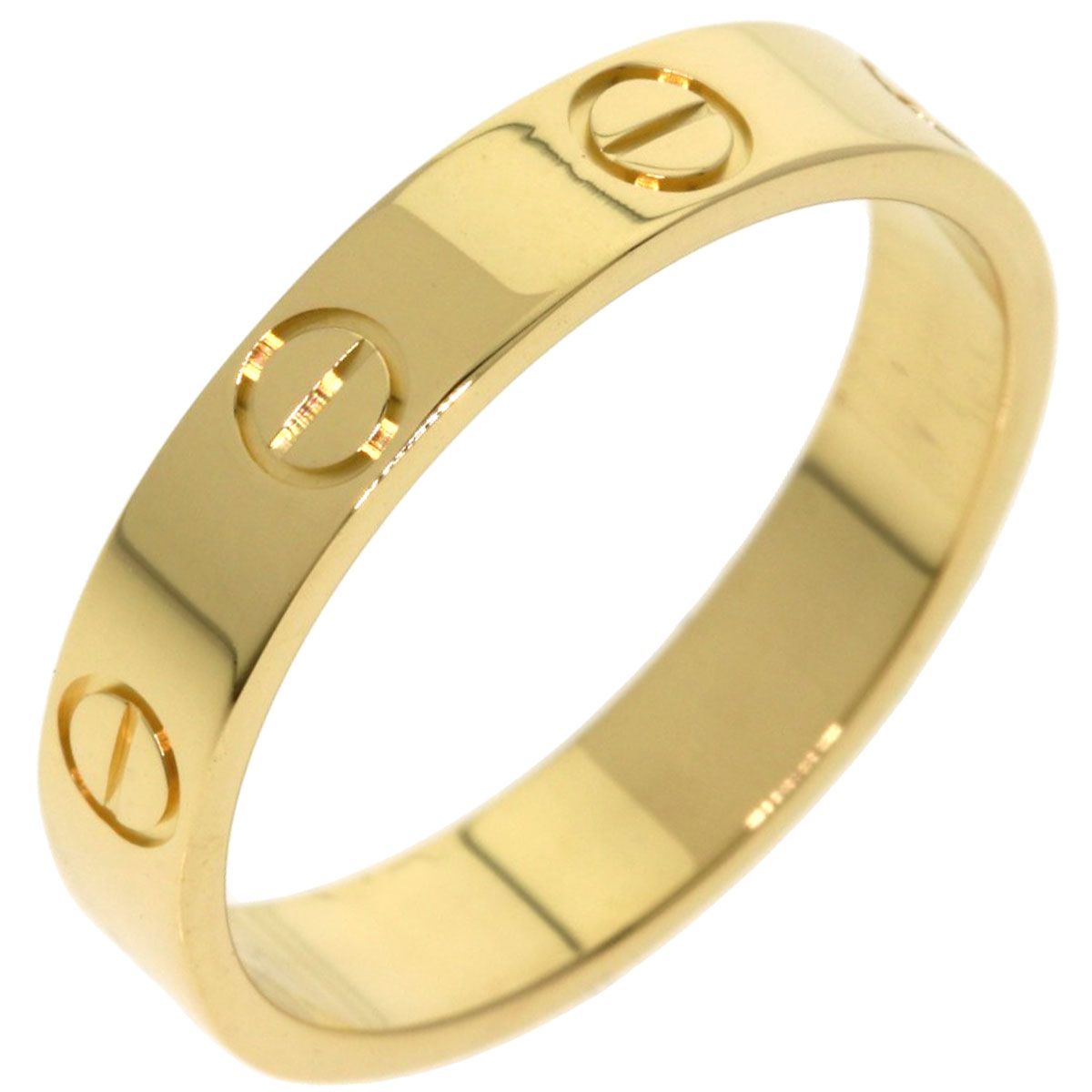 CARTIER カルティエ ミニ ラブリング #51 リング・指輪 K18YG