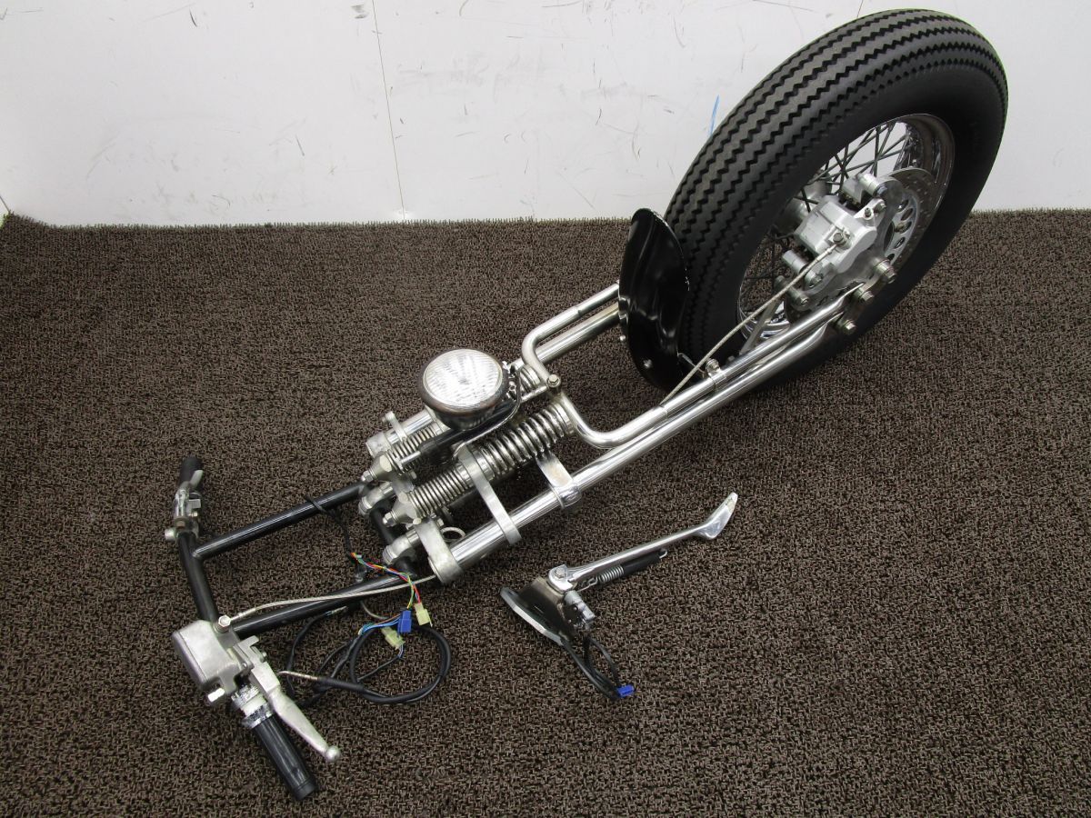 ドラッグスター400 フロントホイール ASSY スプリンガー ●C778！ガーターフォーク ヘッドライト 4TR ヤマハ 【 26M 】 DragStar キャブ車