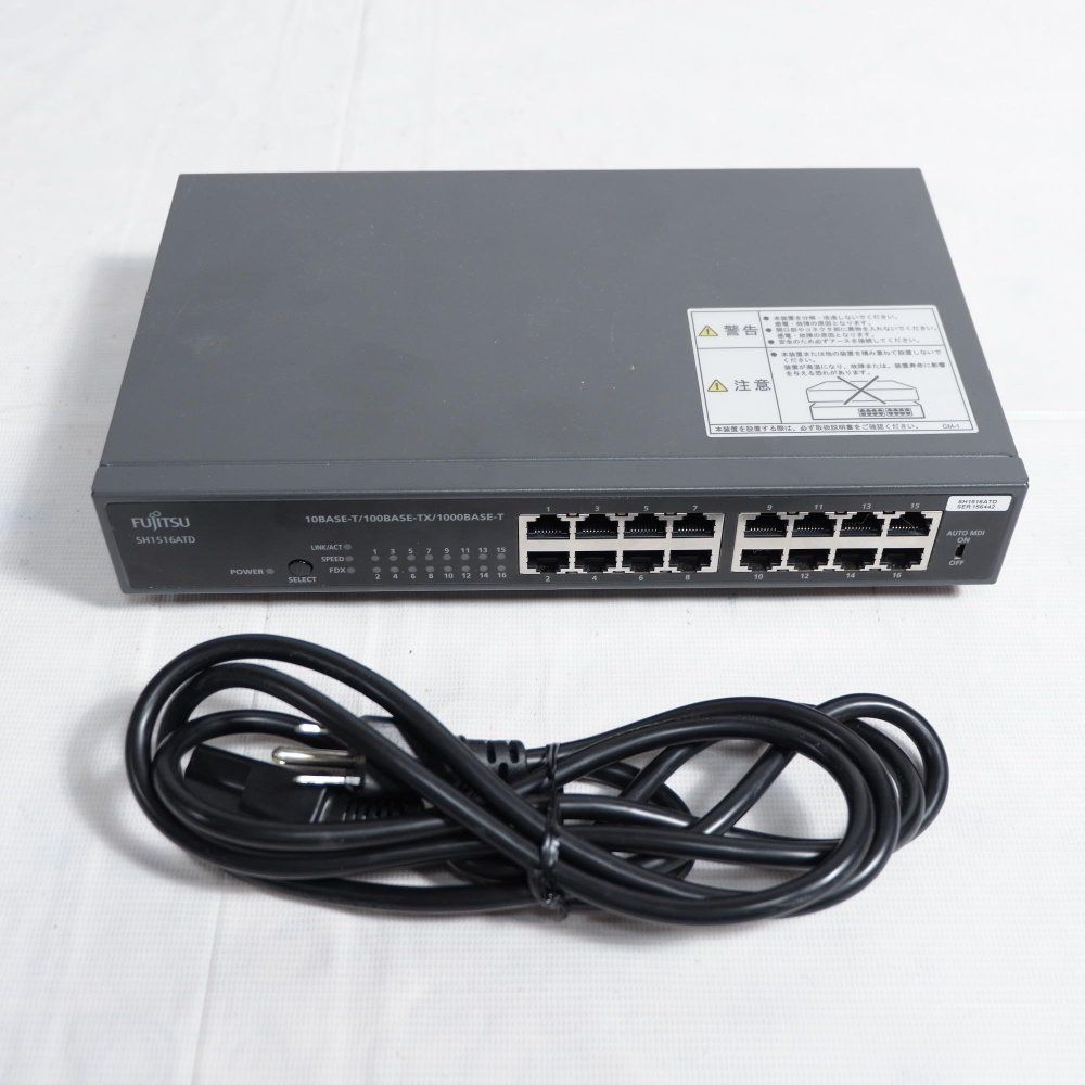 富士通 SH1516ATD 【SHシリーズ】ギガビットイーサ対応スイッチングハブ 16ポート