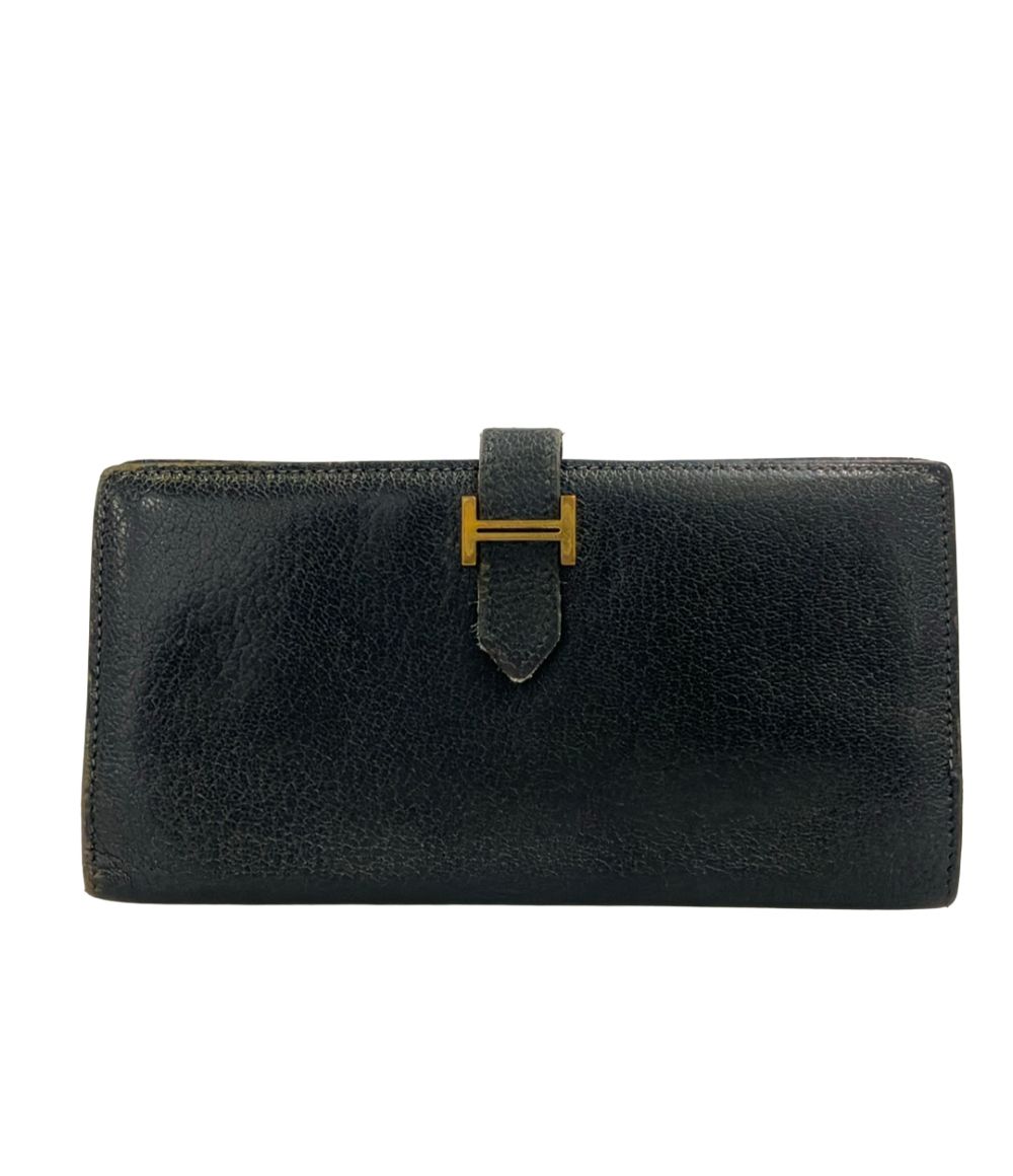 エルメス 長財布 ゴールド金具 ◻︎H刻印 レディース メンズ HERMES