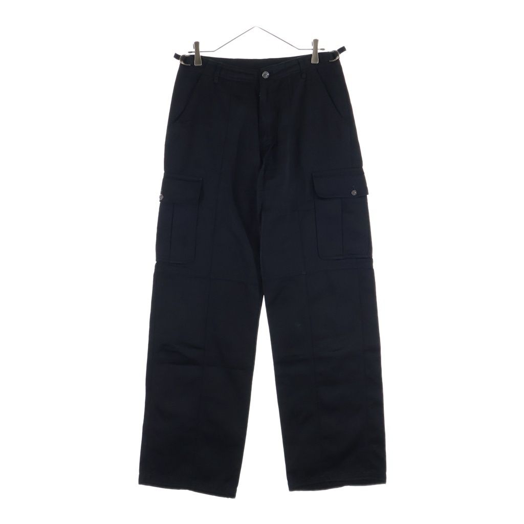 CHROME HEARTS (クロムハーツ) VINE DAGGER CARGO PANTS ヴァインダガー クロスボールボタン コットンカーゴパンツ ブラック 233,888円