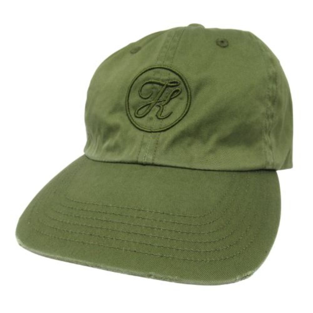 Unused KIJIMA TAKAYUKI Kijima Takayuki Vintage Processing Cap Hat 6 Panel Logo Embroidery Cow Leather Adjuster Size F Khaki Mens Used Clothes Used USED