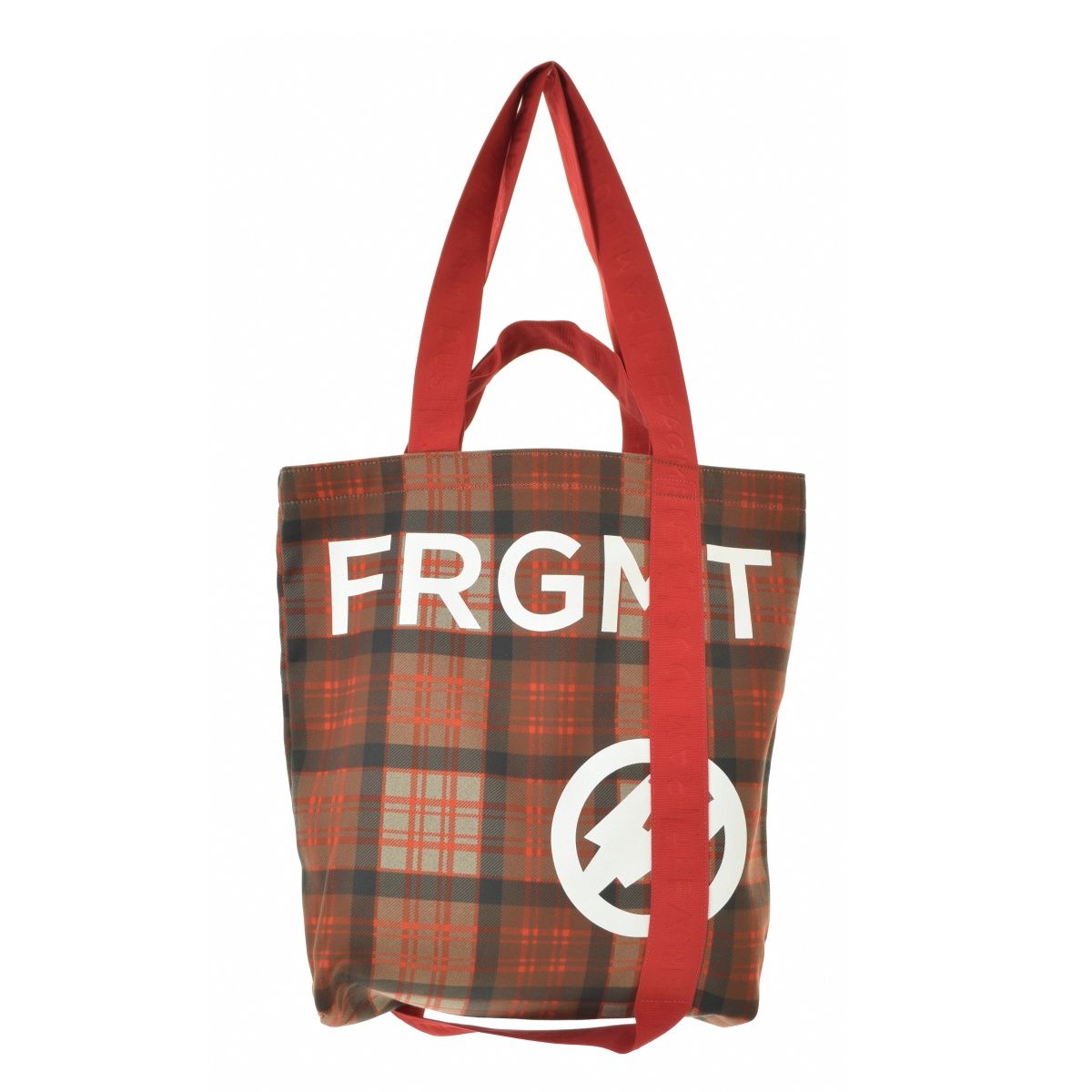 【RAMIDUS×fragmentdesign】RAMIDUS TOTE BAG (M) チェック柄 2WAYトートバッグ