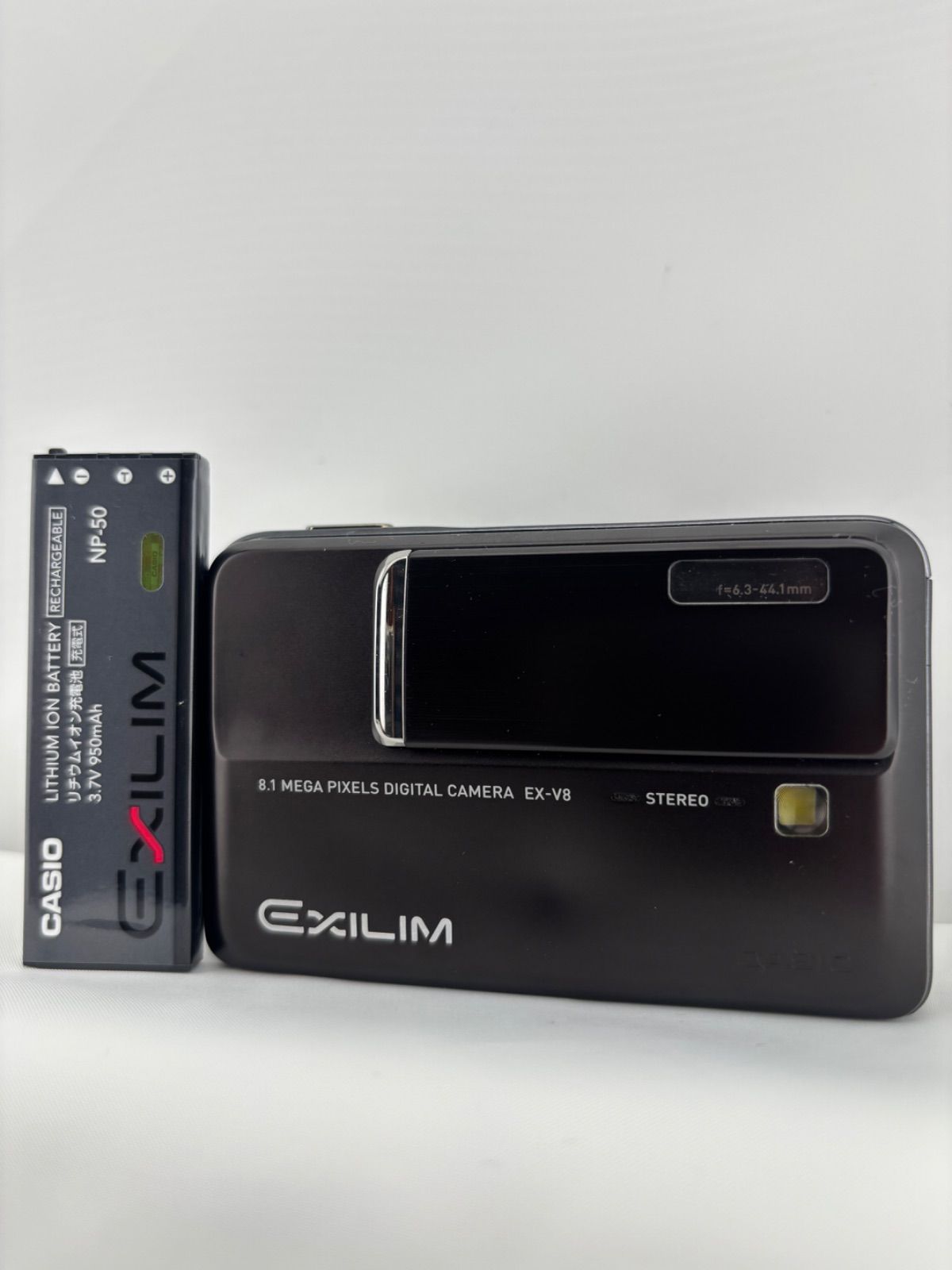 882動作確認済み CASIO EXILIM EX-V8 ブラック カシオ エクシリム