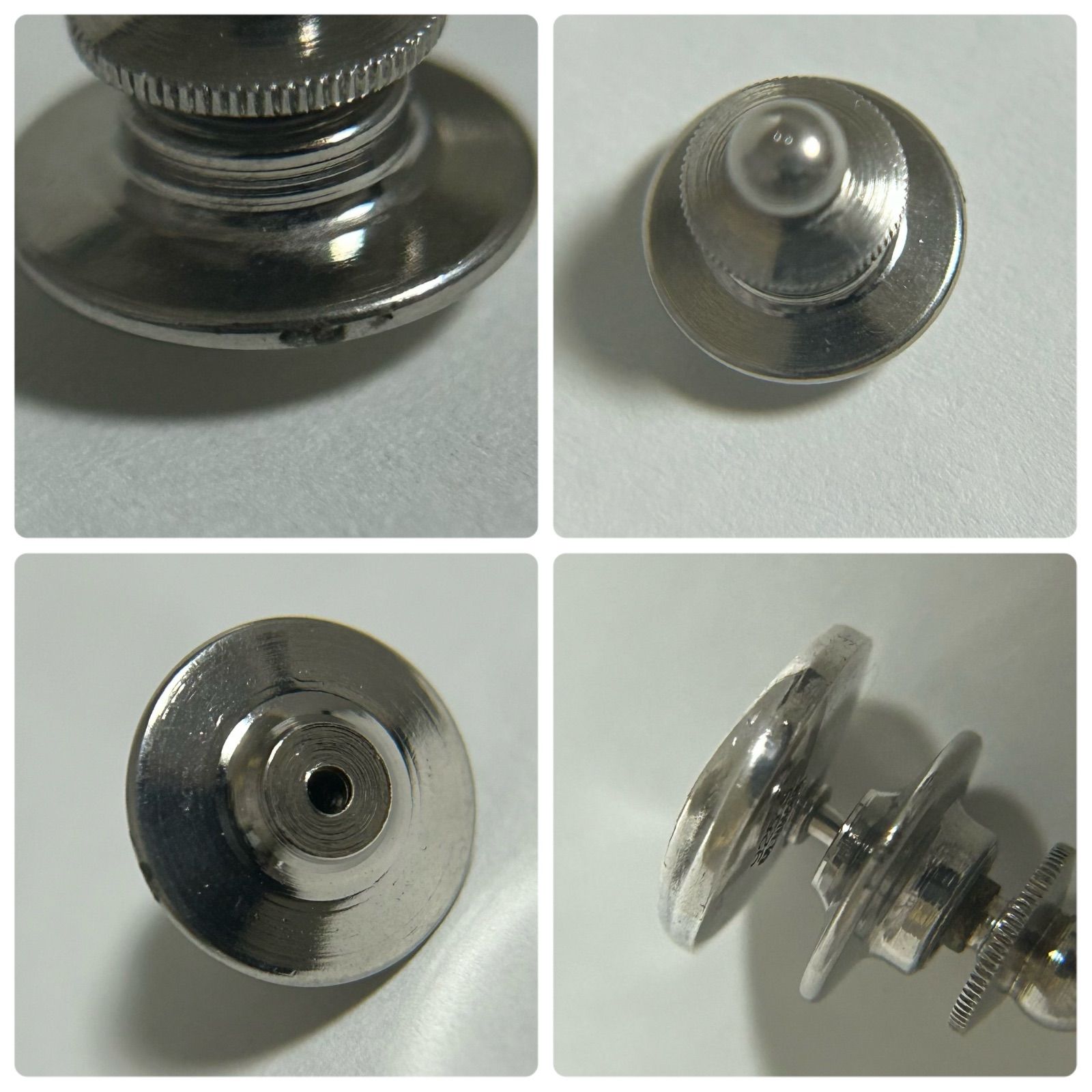使用感有】 ジョージジェンセン 74 タイタック ピンブローチ AG925