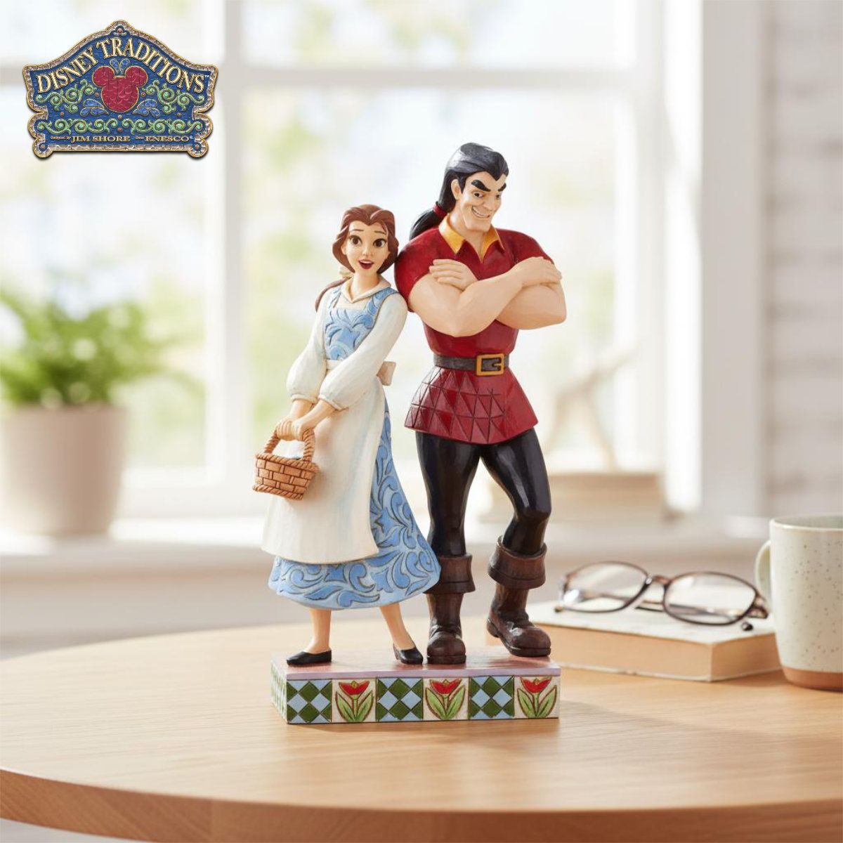 エネスコ ジム・ショア「美女と野獣」　ベルフィギュア　約２４cm　ディ ベル vs ガストン 21.2cm 美女と野獣 | ディズニー トラディションズ