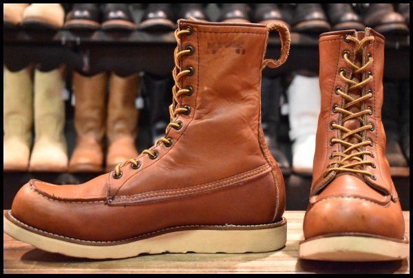 【9D 良品 旧半円犬タグ 93年10月刻印】レッドウィング 877 ロング アイリッシュセッター オロラセット ブーツ redwing HOPESMORE【GH141】 27,287円