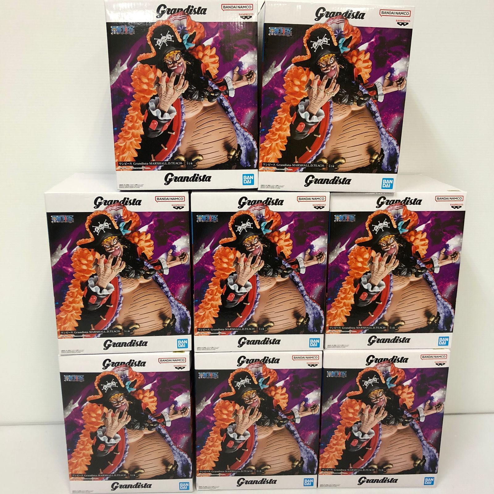 ▲ワンピース Grandista マーシャル・D・ティーチ フィギュア 8個 まとめ smop098827