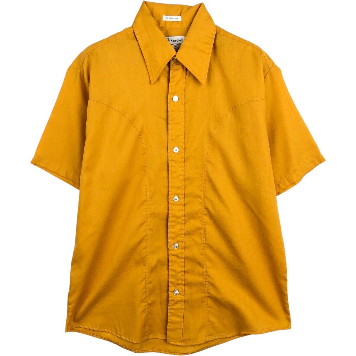 古着 60~70年代 Debonaire THE BODY SHIRT 半袖 ポリコットンシャツ メンズL相当 ヴィンテージ/eaa668133 7,379円