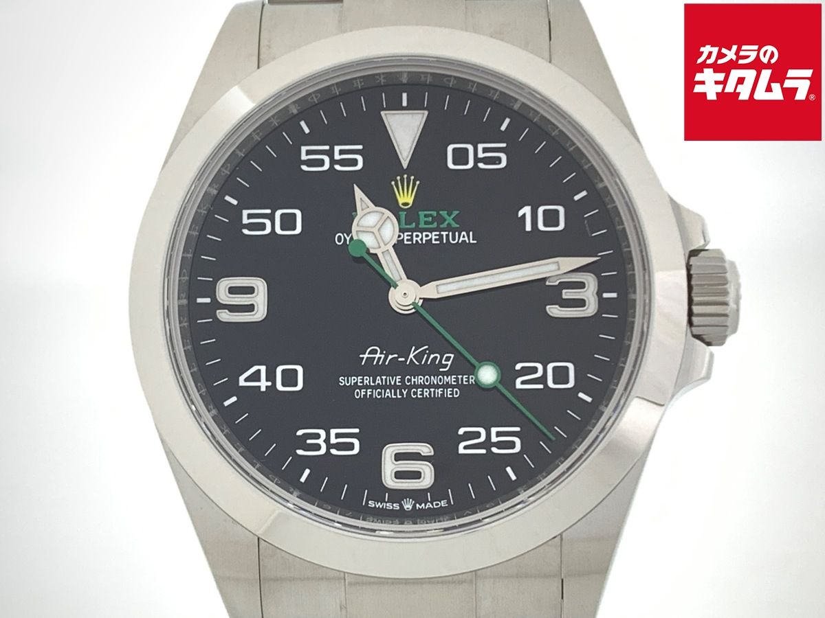 【中古】 【美品】 ロレックス(ROLEX) エアキング ブラック 126900 ステンレス
