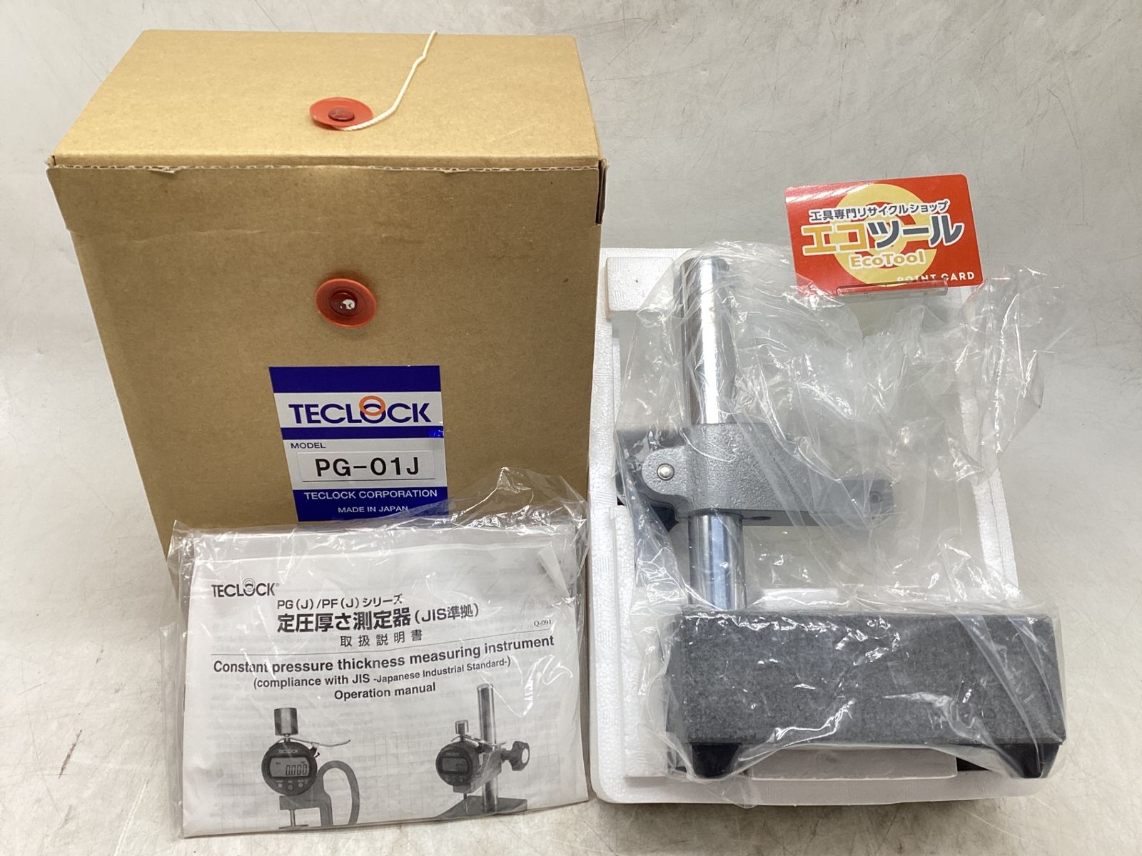 【未使用】TECLOCK/テクロック PG-01J ☆ 定圧厚さ測定器 [IT_U72I6][豊田][M04]