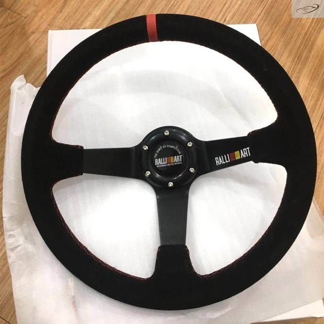 三菱車用 14インチ Ralli art スエードレザー ディープディッシュ