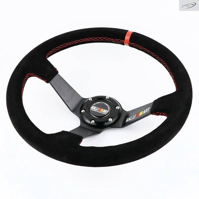 三菱車用 14インチ Ralli art スエードレザー ディープディッシュ