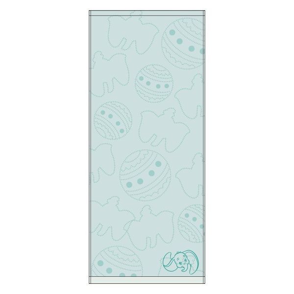 【新品・７営業日以内発送】【10個入】 ダンボ フェイスタオル シンプルブルーグリーン 34×80cm 綿100% 吸水 洗面 ジャガード キャラクター グッズ かわいい レディース キッズ 子供 女の子 プレゼント ギフト 誕生日 お【沖縄離島販売不可】 8,303円