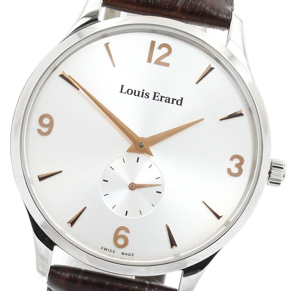 ルイ・エラール Louis Erard 47217AA11 ヘリテージ スモールセコンド 手巻き メンズ 美品 _957251