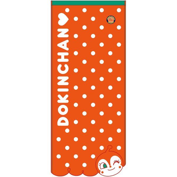 【新品・７営業日以内発送】【10個入】 アンパンマン フェイスタオル こんにちは！ ドキンちゃん 34×80cm 綿100% 吸水 洗面 ジャガード キャラクター グッズ かわいい レディース キッズ 子供 女の子 プレゼント ギフト 【沖縄離島販売不可】