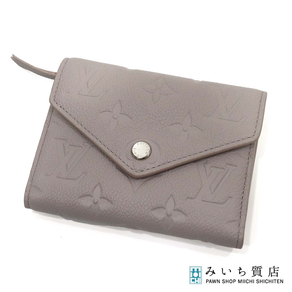 LOUIS VUITTON ルイヴィトン 三つ折り財布 モノグラム・アンプラント ポルトフォイユヴィクトリーヌ M13466 袋 26k221-1