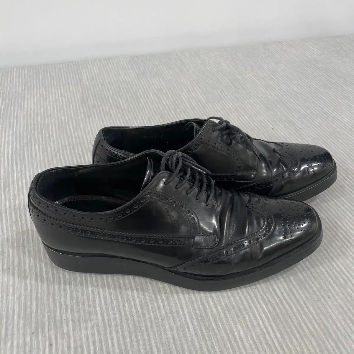 PRADA プラダ スポーツ ウイングチップ ドビ シューズ 5