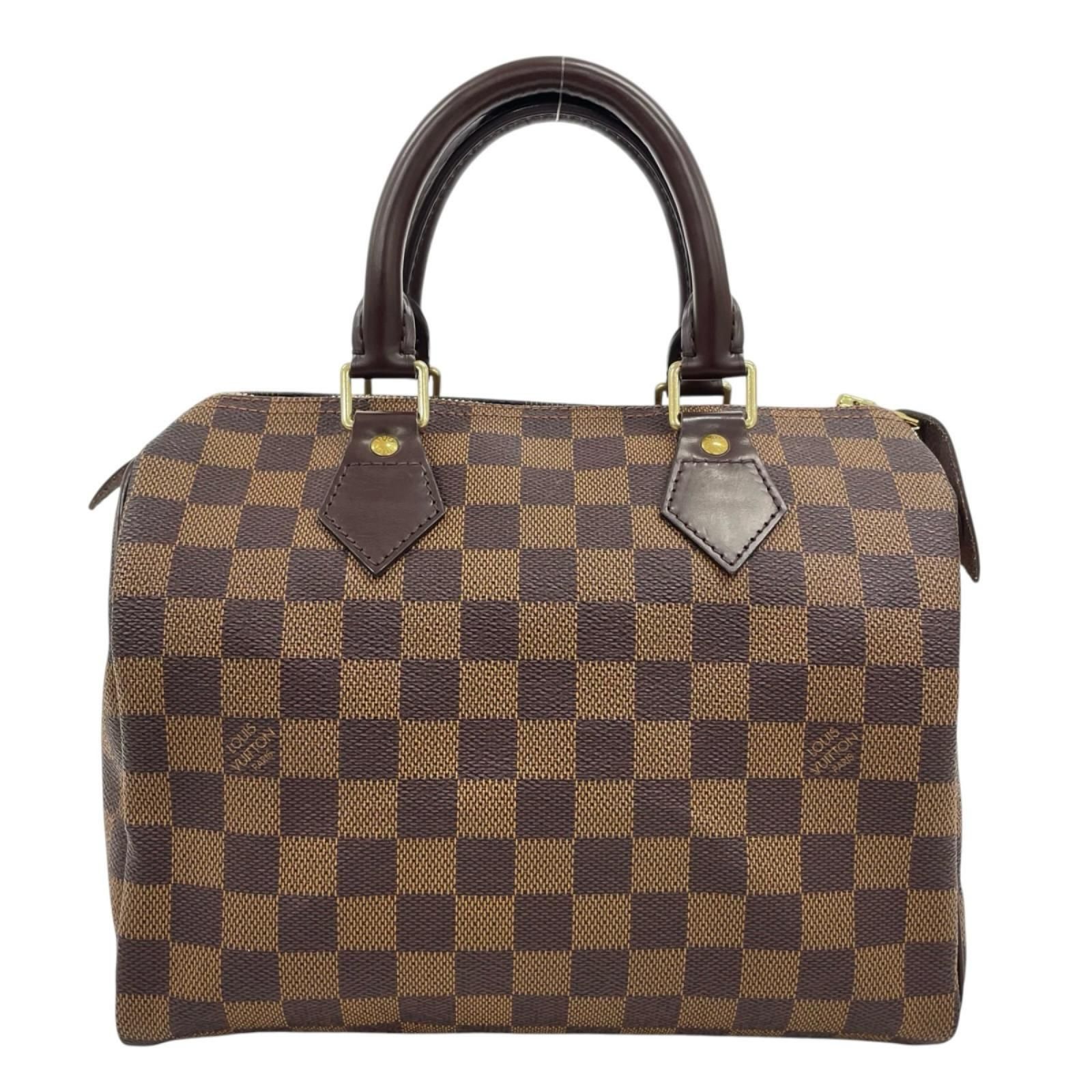 ルイヴィトン スピーディ25 ダミエ ハンドバッグ ダミエキャンバス N41365 ブラウン レディース LOUIS VUITTON 中古 ルイヴィトン ルイ ヴィトン