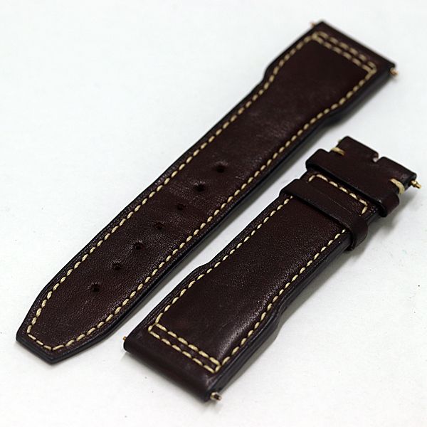 美品 IWC 純正ベルト ブラウンカラー レザー PBA41362 21ｍｍ用 メンズ腕時計 2000000 NSK TAM