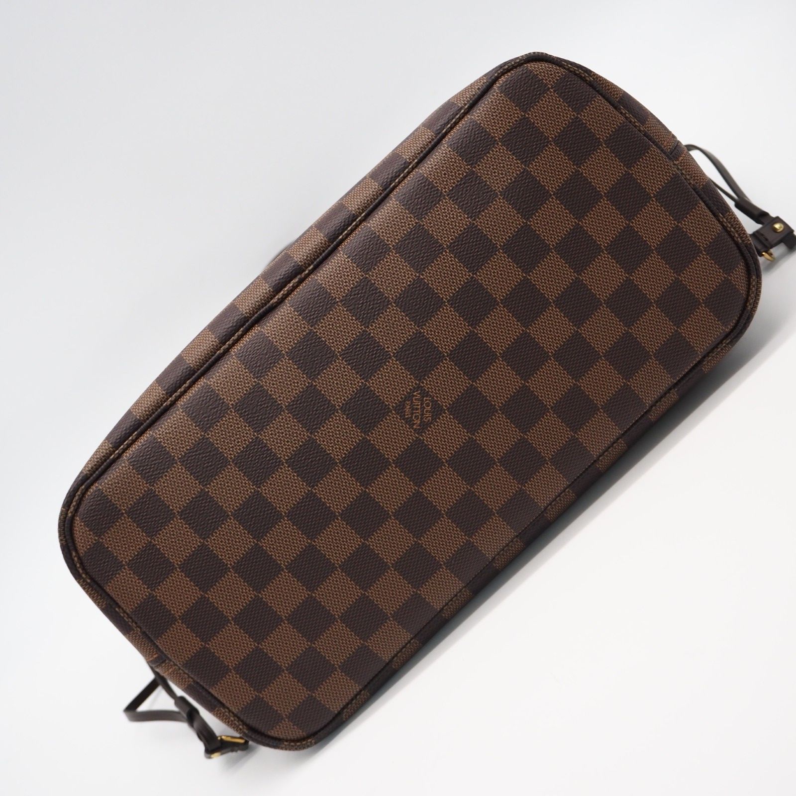 ★3日以内返品可★ 極美品 LOUIS VUITTON ルイ・ヴィトン ダミエ ネヴァーフルMM N41358 ハンドバッグ ブラウン ベージュ コーティングキャンバス レザー レディース