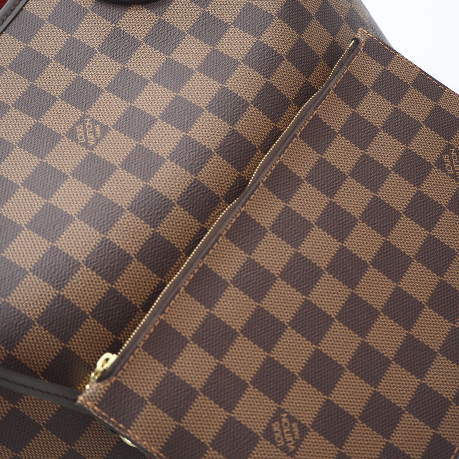 ★3日以内返品可★ 極美品 LOUIS VUITTON ルイ・ヴィトン ダミエ ネヴァーフルMM N41358 ハンドバッグ ブラウン ベージュ コーティングキャンバス レザー レディース