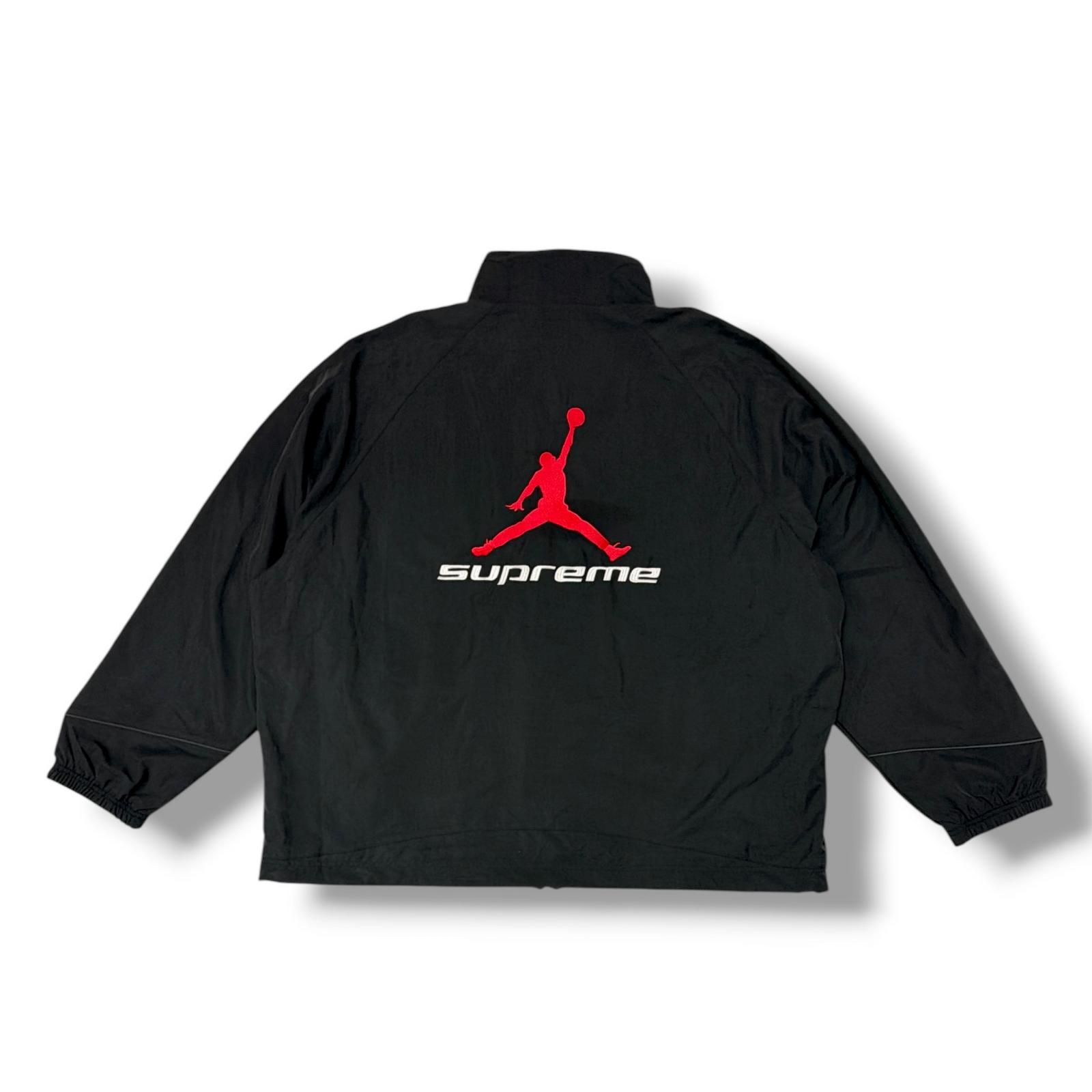 未使用 Supreme  × NIKE 26SS JORDAN Track Jacket ジョーダン トラックジャケット ブルゾン シュプリーム  × ナイキ IR6453-010 ブラック XXL （21169M）
